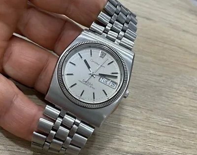 OMEGA CONSTELLATION 196.0015 MEGAQUARTZ 32KHz 38mm STEEL VINTAGE MEN WATCH • $550