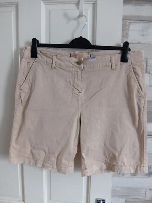 NEXT ● Size 16 ● Beige Safari Chino Shorts Womens Ladies • £7.99