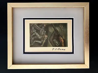 Jose Clemente Orozco + Original 1946 Signed Vintage Print + Framed + Mexico • $149