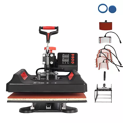 8 In 1 Digital Heat Press Machine 30 X 38cm T Shirt Transfer Sublimation Printer • $194.14