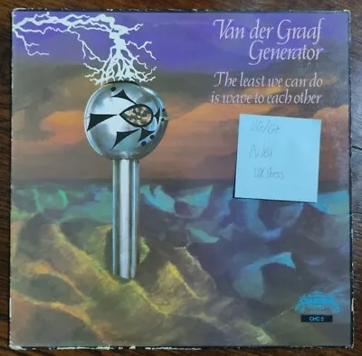 Van Der Graaf Generator The Least We Can Do Vinyl Record VG/G+ CHC5 1986 1st  • £20