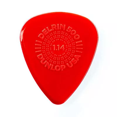 6 X Jim Dunlop Prime Grip DELRIN 500 1.14MM Gauge Guitar Picks 450R  • $5.44