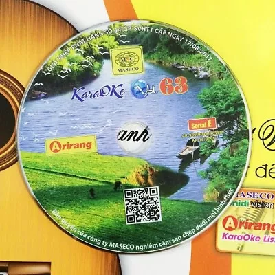 Original Authentic Vietnamese Karaoke DVD Disk For Arirang Player - Volume 63  • $9.95