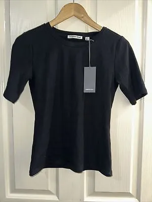 $28.50 • Buy Womens Country Road T-shirt Fitted Rib Style Size Small 10 Black RRP $59.95