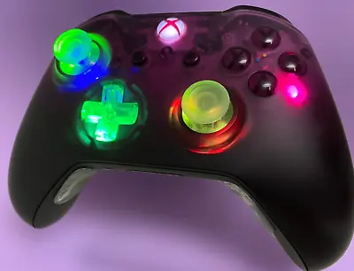 Microsoft Xbox One Controller - Phantom Magenta - W Custom LED Mod - Great GIFT • $90