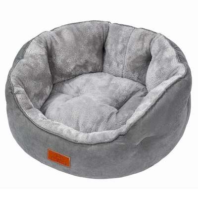 Dog Bed Cat Beds Soft Washable Fleece Puppy Cushion Warm Pet Basket Large Cat UK • £14.99