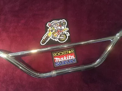 SUZUKI TM125 TM250 TM400 Handlebars New Chrome MADE IN USA VMX • $139.99