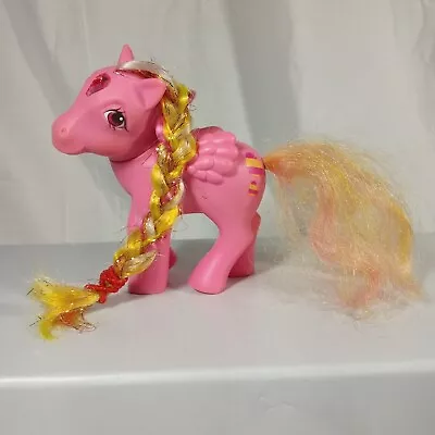 My Little Pony G1 Princess Glittering Gem - Brush 'n Grow Pink - 1984 MLP WORKS! • $58.99