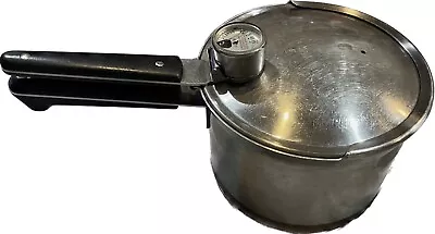 1940s Vintage Revere Ware Pressure Cooker 4 Qt Copper Clad/Stainless Steel • $29.95