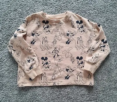 Girls Disney Mickey Mouse At Next Jumper/Sweater  6 Years • £0.99