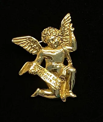 Vintage Collectable The Vatican Library Collection Angel Cherub Pin Brooch • $15.99