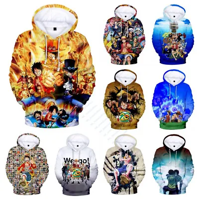 $18.90 • Buy ONE PIECE STAMPEDE Luffy Ace 3D Hoodie Sweatshirt Men Women Pullover Coat
