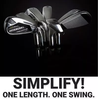 Orlimar Golf Intercept Single Length Iron Set Right Hand Stiff Flex Steel NEW! • $679.29