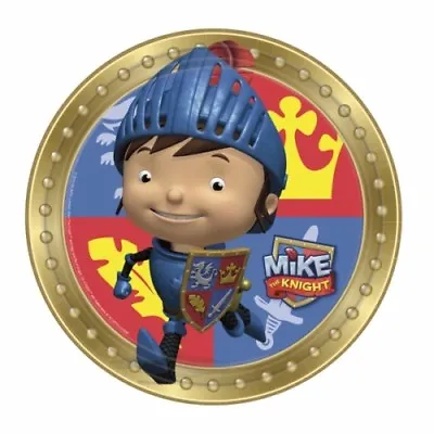 MIKE THE KNIGHT Plates Cups Napkins Tablecover Invites Birthday Party Tableware • £3.95