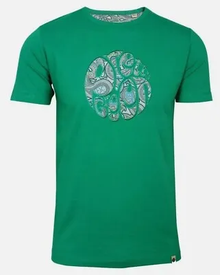 BNWT Pretty Green Marshall Paisley Applique T-Shirt RRP £40 DIFF COLOURS & SIZES • £29.99