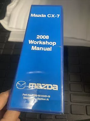 2008 Mazda CX-7 Service Repair Shop Workshop Manual Factory Part 1 • $49