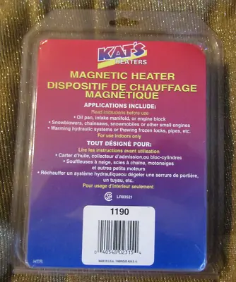 KAT'S HTR 1190 300 Watt Magnetic Block Engine Heater Diesel Truck Oil Winter • $116.98