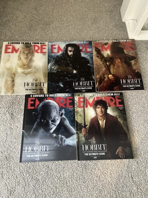 Empire Magazine 2012 The Hobbit Full Collection 3D Limited Edition Rare • £30