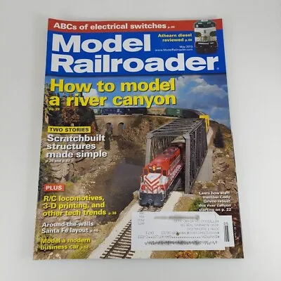 Model Railroader Magazine May 2013 Vol 80 No 5 River Canyons Scratchbuilding • $4.99