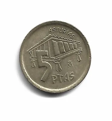 World Coins - Spain 5 Pesetas 1995 Commemorative Coin Asturias KM# 946; Lot-S2 • $7