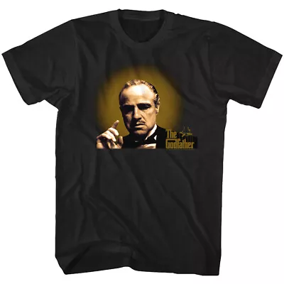 Godfather Don Corleone Glowing Halo Men's T Shirt Marlon Brando Mafia Boss Movie • $22.50