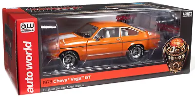 Auto World  Class Of 1973  1973 Chevrolet Vega GT 1:18 Scale Diecast Car AMM1319 • $99.99