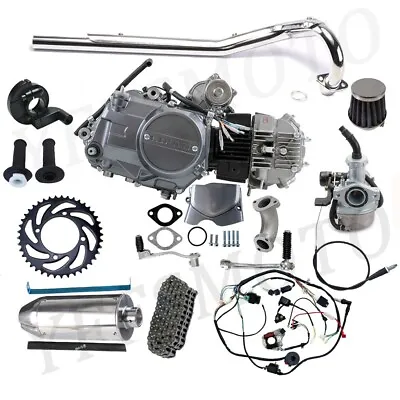 Lifan 125cc Semi Auto Engine Motor 4-Gear For Honda CT110 CRF70F CT70 CRF50 XR70 • $599.18