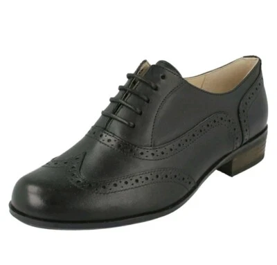 £39.99 • Buy Clarks Hamble Oak4 Ladies Black Leather Brogues UK Size 3 D EU 35.5.
