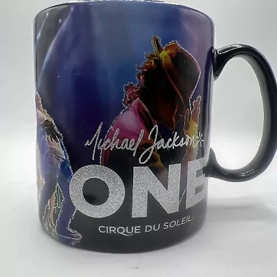 Michael Jackson ONE Cirque Du Soleil Black Mug (Authentic / NEW) RARE SPARKLING • $22