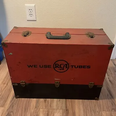 $22.95 • Buy Vintage RCA Tube Radio TV Repair Tool Box W/ Vacuum Tubes