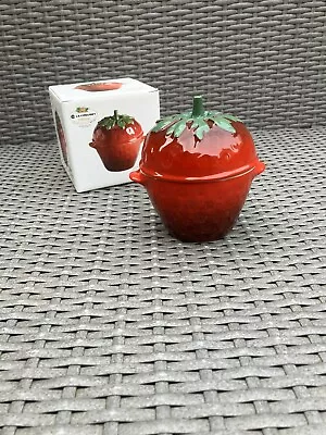 Le Creuset Strawberry Mini Ceramic Casserole Pot • £30