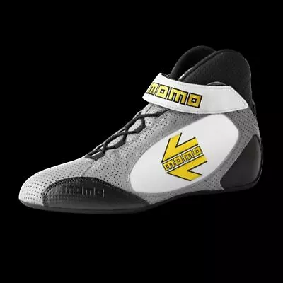 MOMO TOP GT PRO Racing Shoes Grey Size 38 FIA  • $49