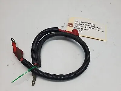 2002 Sportsman 700 Positive Battery Cable W/ Sub Cable For Winch Contactor  • $9.50