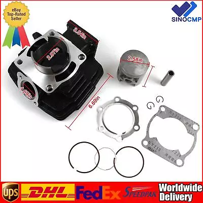 66mm AFT Cylinder Piston Gasket Top End Rebuild Kit Fits For Yamaha DT175 MX175 • $131.53