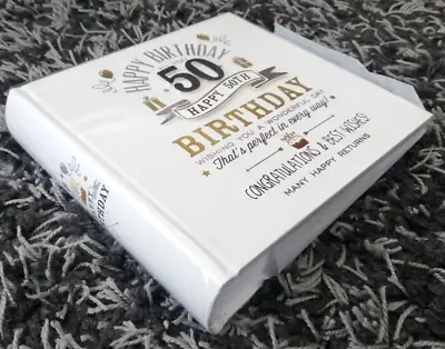 £10.99 • Buy Happy 50th Birthday Slip In Photo Album Congratulations X