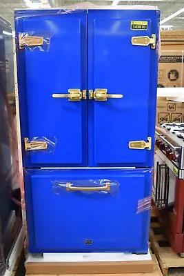 Big Chill BC22BFBB 36  Signal Blue French Door Refrigerator NOB #143810 • $5199