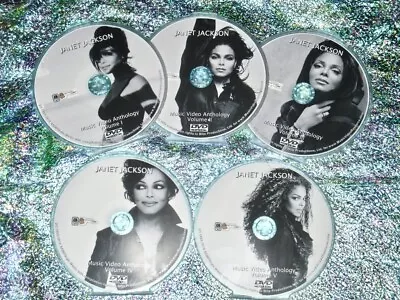 Janet Jackson COMPLETE Music Video Anthology 1986-2018 5 DVD Set OVER 100 Videos • $28.99