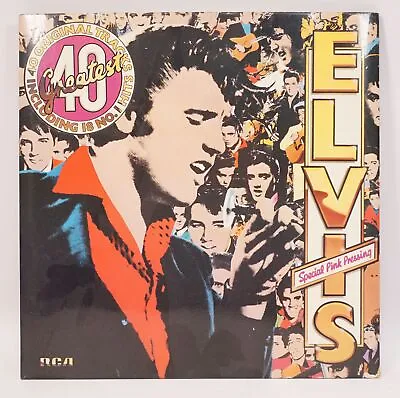£38.03 • Buy Elvis Special Pink Pressing 40 Greatest Original Tracks Rca PL42691 UK 1978