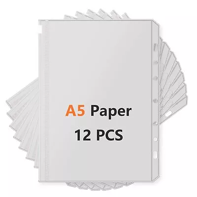 A5 Paper Container A5 Binder Pockets For A5 Papers 7 Holes Binder Envelopes... • $18.64