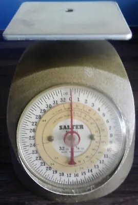Vintage Salter P.O./Kitchen Weigh Scales Working • £10