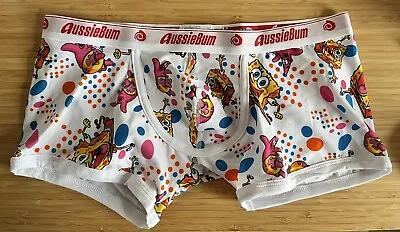 New AussieBum Spongebob Hipster Trunks White Large • £10.99