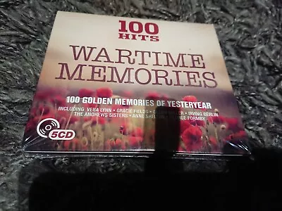 100 Hits: Wartime Memories By Various Artists (CD 2016) 5 Discs NEW AND SEALED • £5.95