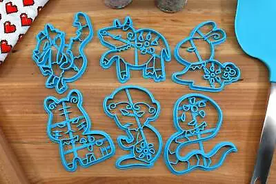 Chinese Zodiac Cookie Cutters Set 2 Of 2 - Chinese New Year Gift - Lunar New Yea • $10.95