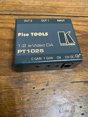 Kramer PT-102S 1x2 S-Video Distribution Amplifier • $19.99