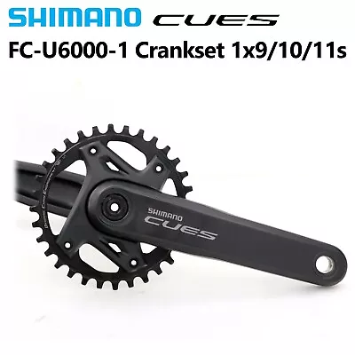 SHIMANO CUES FC-U6000 1x9/10/11 Speed MTB Crankset 170/175mm • $54.80