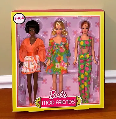 Barbie Stacey Christie 1968 Mod Friends 3 Doll Set NEW 2018 Vintage Reproduction • $349.99