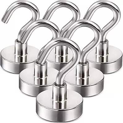 Magnetic Hooks 25Lbs Strong Heavy Duty Cruise Magnet S-Hooks Screw In Hooks • $6.69