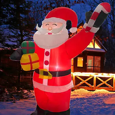 $29.99 • Buy 1.8m Inflatable Christmas Santa Decor W/ LED Lights Outdoor Yard Decoration