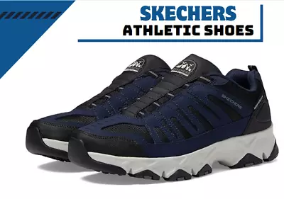 Skechers Men's Crossbar Slip-on Water Repellant Sneaker Extra Wide Width • $45