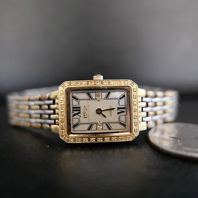 $20 • Buy Daniel Steiger High Society Luxury Two-Tone Watch Grace Swiss !!!